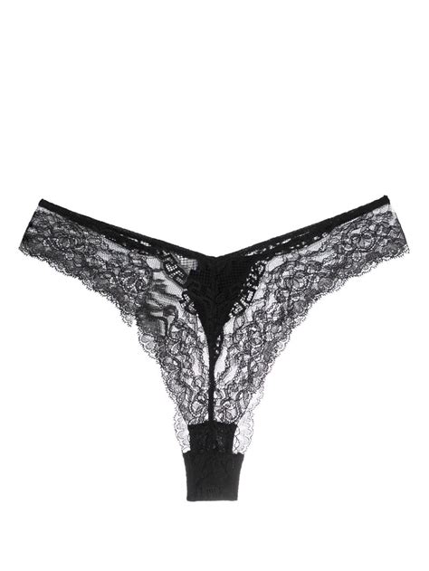 versace lace bra|versace bra and thong.